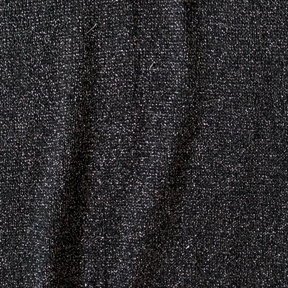 Nicole Benisti XL Sparkly crew neck black long sleeve thin sweater - Picture 9 of 9